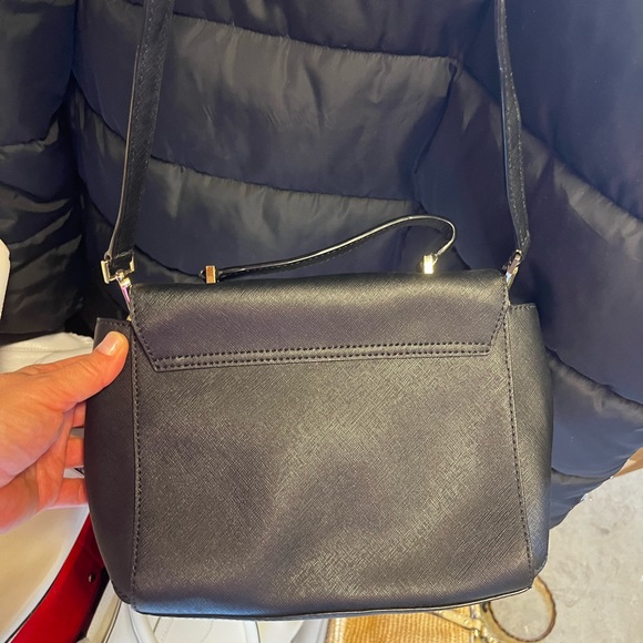 Kate Spade Black Leather Top Handle Crossbody - Picture 3 of 4